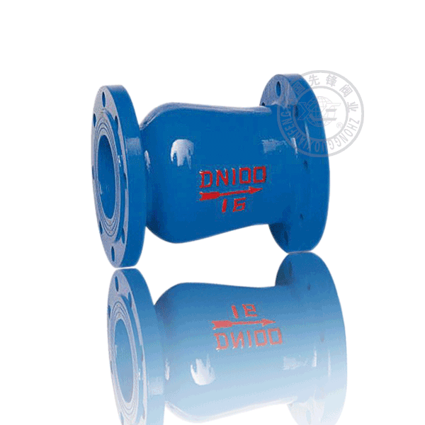 HC42X-16 法兰升降立式软密封铸铁(KTH300-06)止回阀